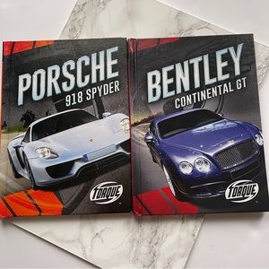 Bentley, Continental GT & Porsche 918 Spyder hardcover books By Calvin Cruz